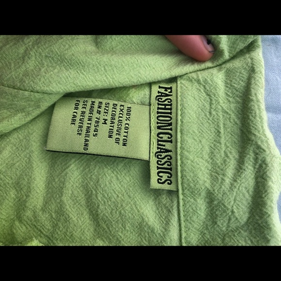 Vintage green button up - Picture 3 of 4